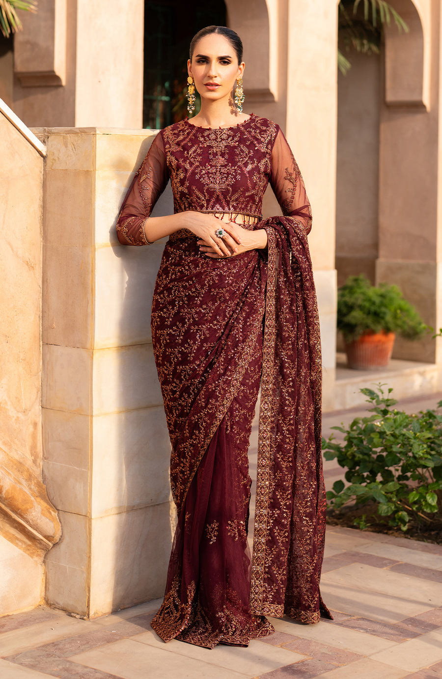 Zarif | Sahiba Formals | UNST-SBA-01 ELIF - Pakistani Designer Dress - by Zarif - Type : Ladies Clothes - 100% Original at Saira Sultan