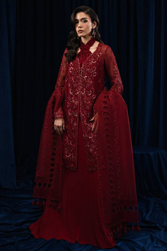 Qalamkar | Luxe Pret | CR-04 RIYA - Pakistani Designer Dress - by Qalamkar | Type: Formal - 100% Original at Saira Sultan