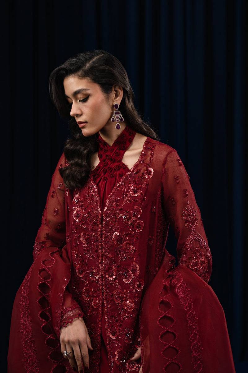 Qalamkar | Luxe Pret | CR-04 RIYA - Pakistani Designer Dress - by Qalamkar | Type: Formal - 100% Original at Saira Sultan