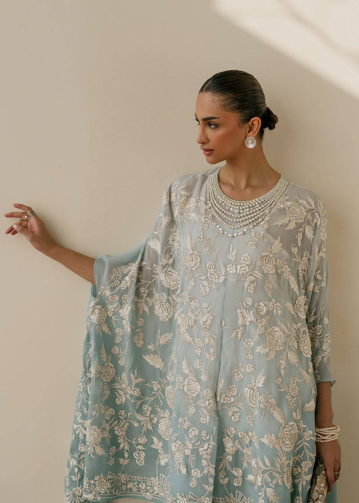 Mahgul | Samara Pret | Sea Pearl - Pakistani Designer Dress - by Mahgul | Type: Ladies Clothes - 100% Original at Saira Sultan