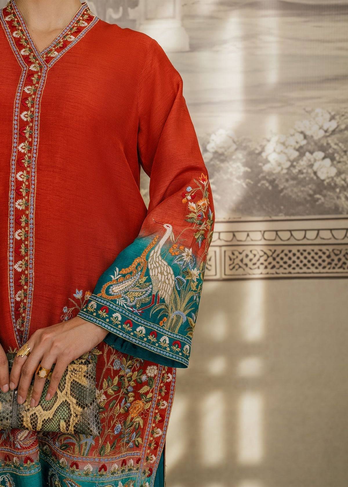 Mahgul | Samara Pret | Jade Sun - Pakistani Designer Dress - by Mahgul | Type: Ladies Clothes - 100% Original at Saira Sultan