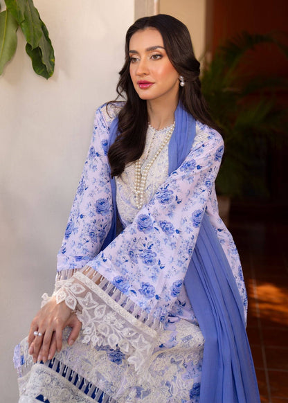 Myeesha | Lamhay Luxury Lawn 25 | Aasma - Pakistani Designer Dress - by Myeesha | Type: Ladies Clothes - 100% Original at Saira Sultan