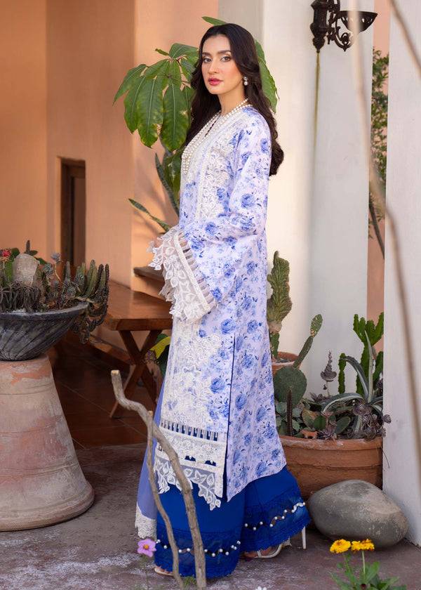 Myeesha | Lamhay Luxury Lawn 25 | Aasma - Pakistani Designer Dress - by Myeesha | Type: Ladies Clothes - 100% Original at Saira Sultan