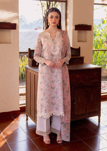 Myeesha | Lamhay Luxury Lawn 25 | Kanwal (Long Shirt) - Pakistani Designer Dress - by Myeesha | Type: Ladies Clothes - 100% Original at Saira Sultan
