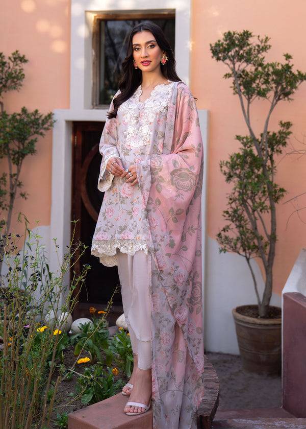 Myeesha | Lamhay Luxury Lawn 25 | Kanwal (Short Shirt) - Pakistani Designer Dress - by Myeesha | Type: Ladies Clothes - 100% Original at Saira Sultan