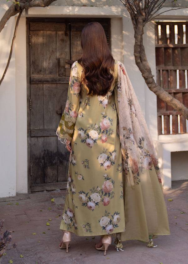 Myeesha | Lamhay Luxury Lawn 25 | Zarnish - Pakistani Designer Dress - by Myeesha | Type: Ladies Clothes - 100% Original at Saira Sultan