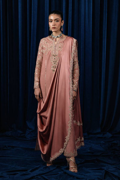 Qalamkar | Luxe Pret | CR-01 NYLA - Pakistani Designer Dress - by Qalamkar | Type: Formal - 100% Original at Saira Sultan
