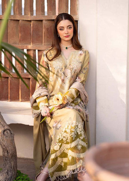 Myeesha | Lamhay Luxury Lawn 25 | Zarnish - Pakistani Designer Dress - by Myeesha | Type: Ladies Clothes - 100% Original at Saira Sultan