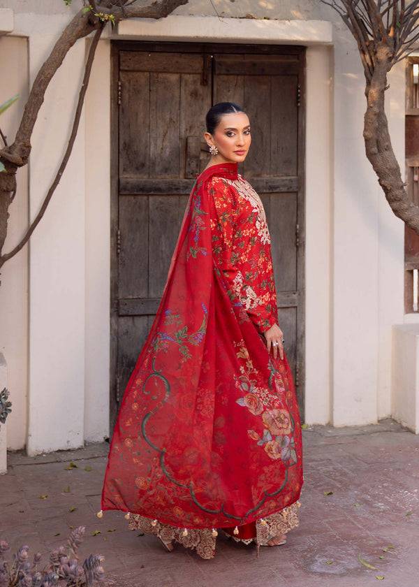 Myeesha | Lamhay Luxury Lawn 25 | Aatish - Pakistani Designer Dress - by Myeesha | Type: Ladies Clothes - 100% Original at Saira Sultan