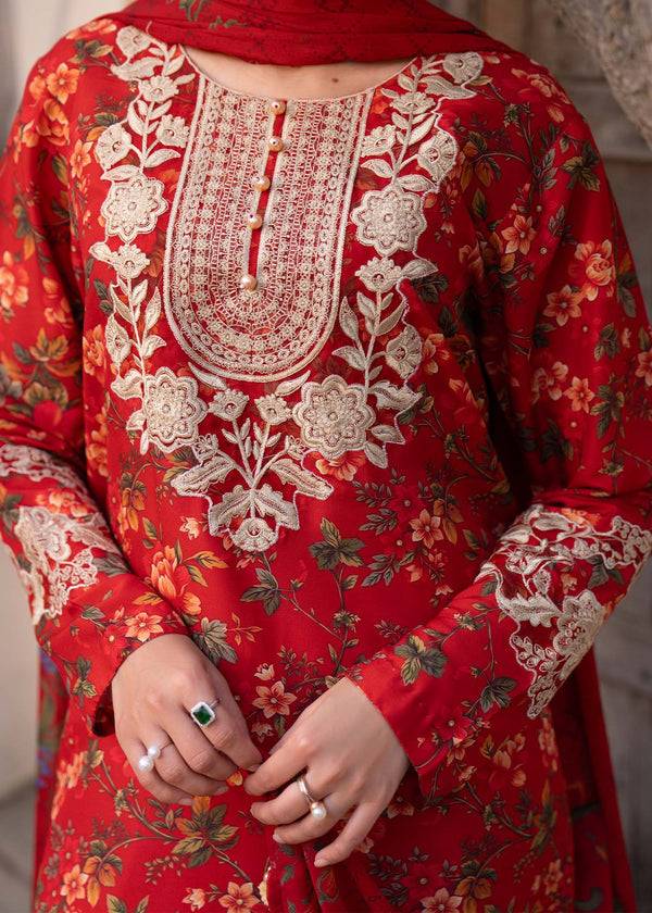 Myeesha | Lamhay Luxury Lawn 25 | Aatish - Pakistani Designer Dress - by Myeesha | Type: Ladies Clothes - 100% Original at Saira Sultan
