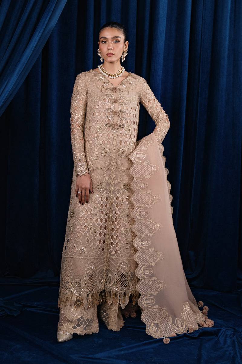 Qalamkar | Luxe Pret | CR-02 MARIYA - Pakistani Designer Dress - by Qalamkar | Type: Formal - 100% Original at Saira Sultan