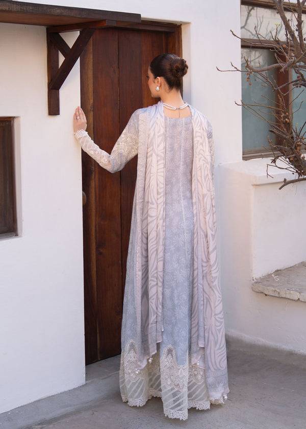 Myeesha | Lamhay Luxury Lawn 25 | Aabroo - Pakistani Designer Dress - by Myeesha | Type: Ladies Clothes - 100% Original at Saira Sultan