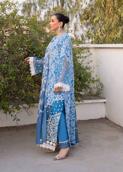 Myeesha | Lamhay Luxury Lawn 25 | Zarposh - Pakistani Designer Dress - by Myeesha | Type: Ladies Clothes - 100% Original at Saira Sultan