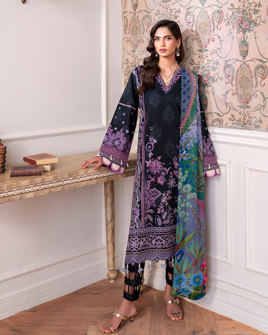 Roheenaz | Aezel Embroidered Cambric | Emera - Pakistani Designer Dress - by Roheenaz - Type : Ladies Clothes - 100% Original at Saira Sultan