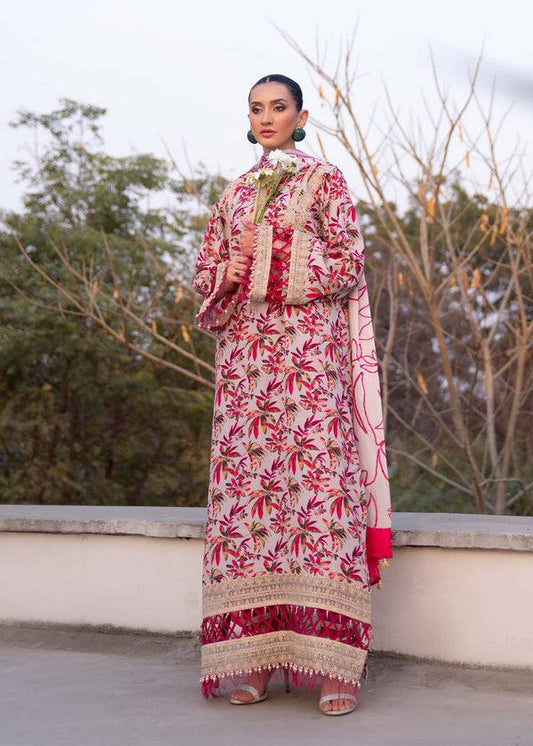 Myeesha | Lamhay Luxury Lawn 25 | Gulab - Pakistani Designer Dress - by Myeesha | Type: Ladies Clothes - 100% Original at Saira Sultan
