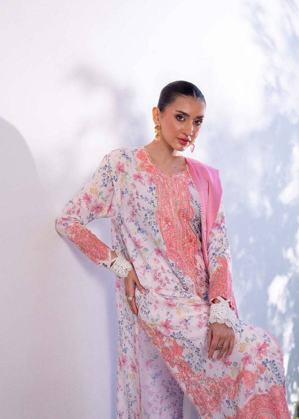 Myeesha | Lamhay Luxury Lawn 25 | Nazneen - Pakistani Designer Dress - by Myeesha | Type: Ladies Clothes - 100% Original at Saira Sultan