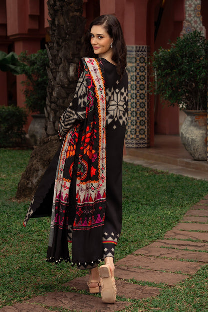 Charizma | C Prints Winter 25 |  3-PC Unstitched Printed Linen Collection CPW5-06 - Pakistani Designer Dress - by Charizma - Type : Ladies Clothes - 100% Original at Saira Sultan