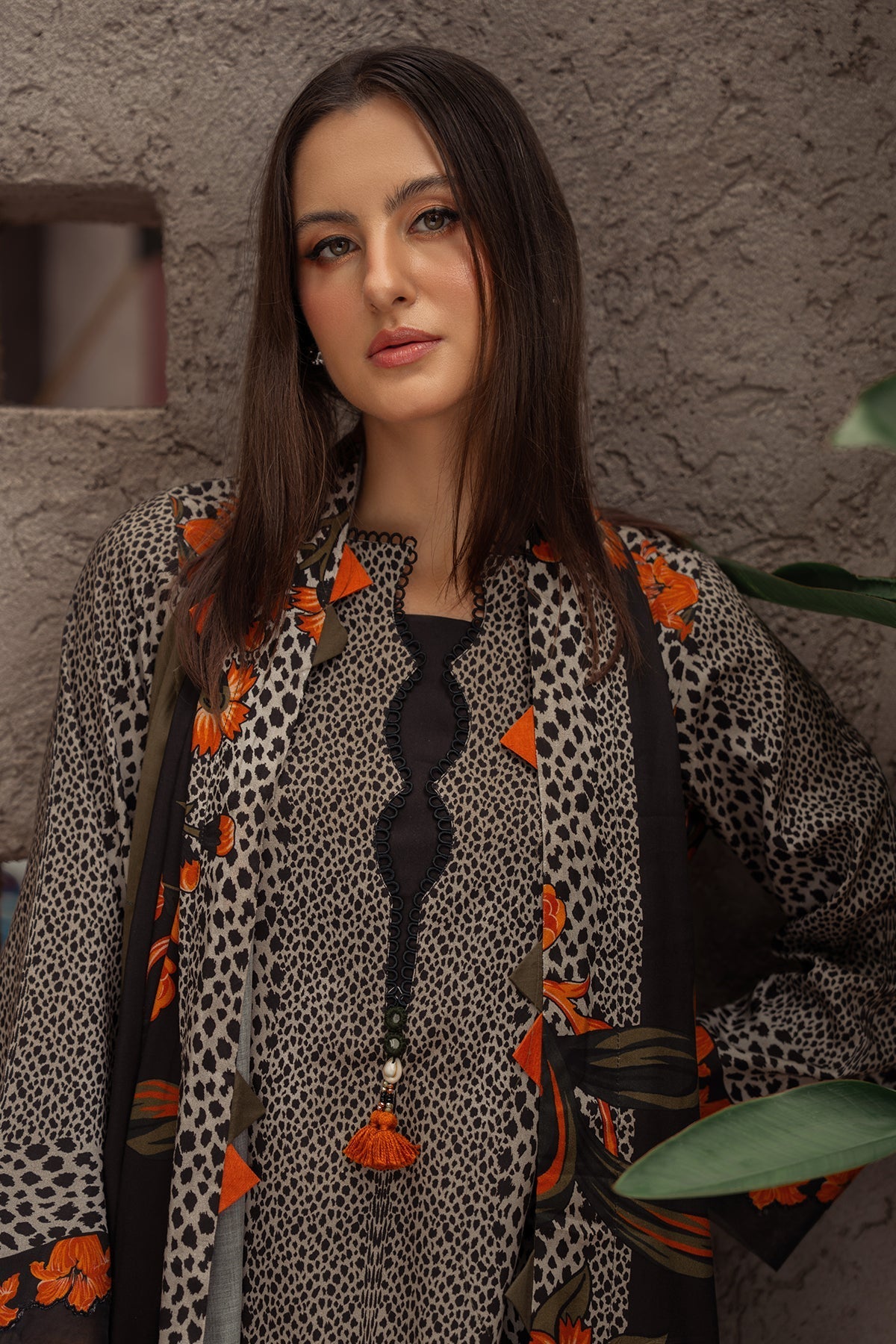 Charizma | C Prints Winter 25 |  3-PC Unstitched Printed Linen Collection CPW5-08 - Pakistani Designer Dress - by Charizma - Type : Ladies Clothes - 100% Original at Saira Sultan