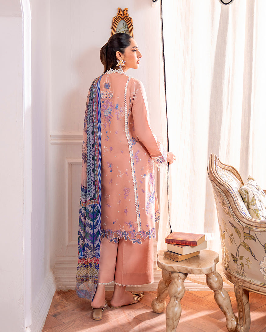 Roheenaz | Aezel Embroidered Cambric | Wareesha - Pakistani Designer Dress - by Roheenaz - Type : Ladies Clothes - 100% Original at Saira Sultan