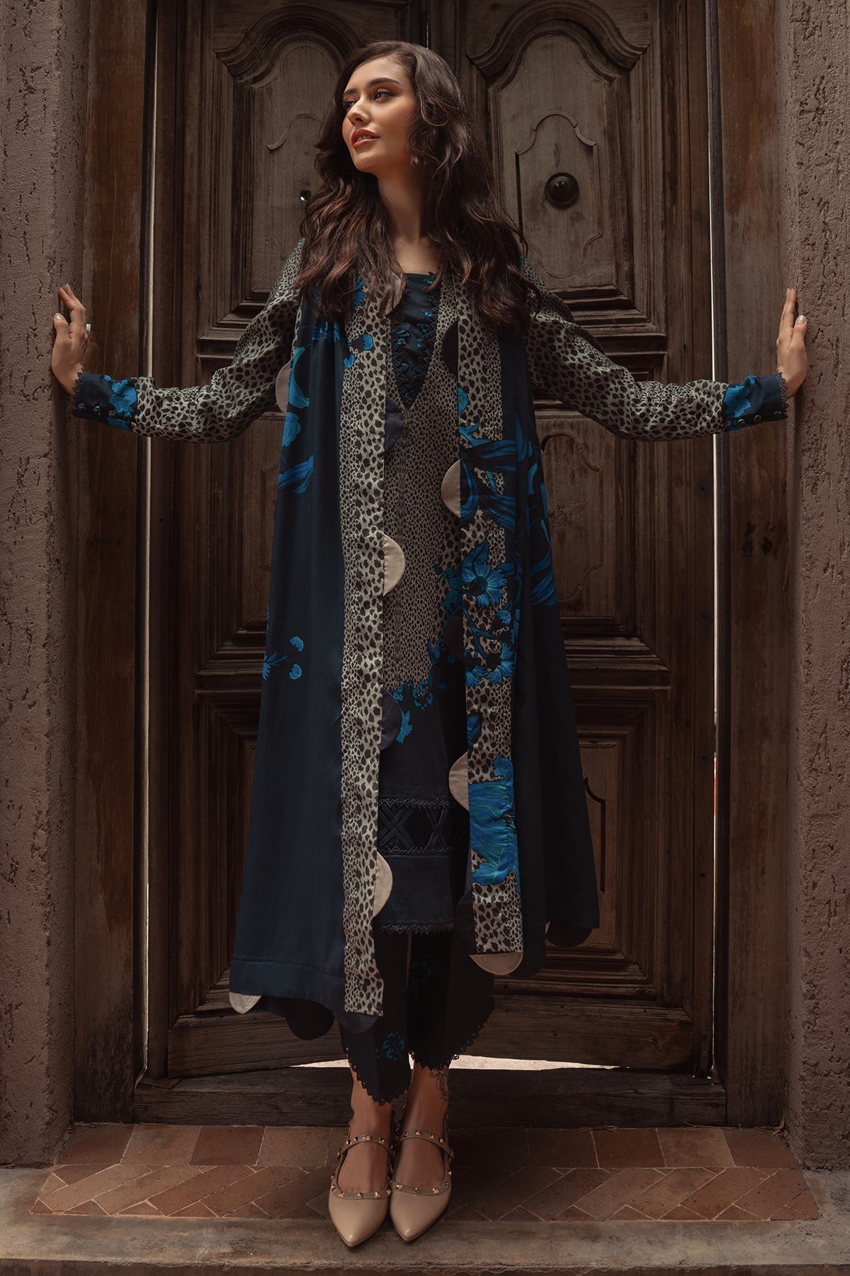 Charizma | C Prints Winter 25 |  3-PC Unstitched Printed Linen Collection CPW5-02 - Pakistani Designer Dress - by Charizma - Type : Ladies Clothes - 100% Original at Saira Sultan
