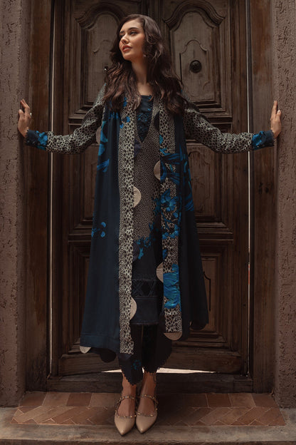 Charizma | C Prints Winter 25 |  3-PC Unstitched Printed Linen Collection CPW5-02 - Pakistani Designer Dress - by Charizma - Type : Ladies Clothes - 100% Original at Saira Sultan