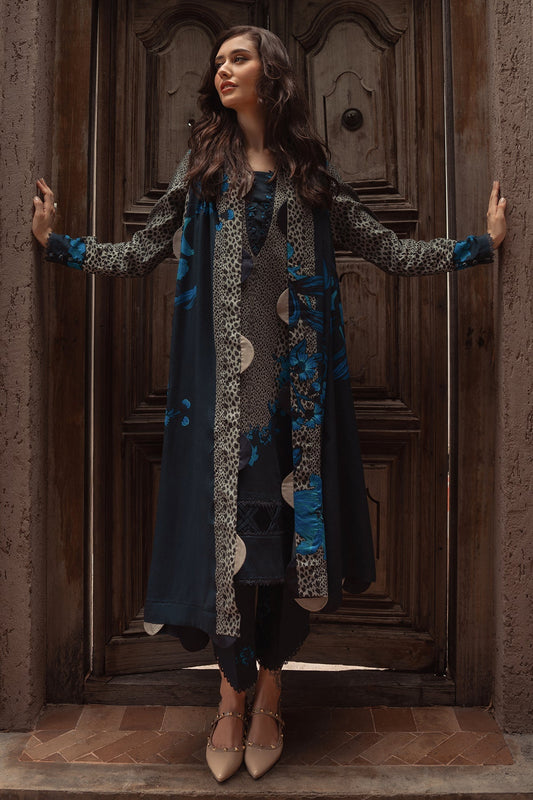 Charizma | C Prints Winter 25 |  3-PC Unstitched Printed Linen Collection CPW5-02 - Pakistani Designer Dress - by Charizma - Type : Ladies Clothes - 100% Original at Saira Sultan