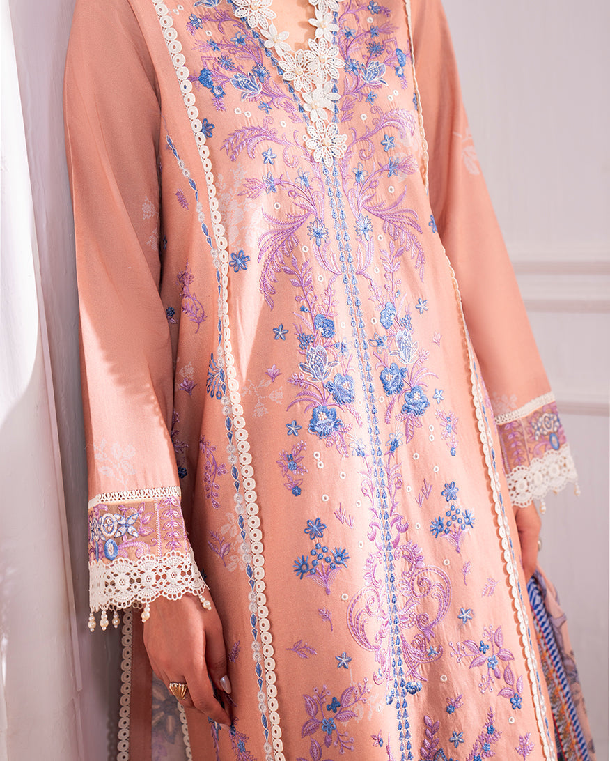 Roheenaz | Aezel Embroidered Cambric | Wareesha - Pakistani Designer Dress - by Roheenaz - Type : Ladies Clothes - 100% Original at Saira Sultan