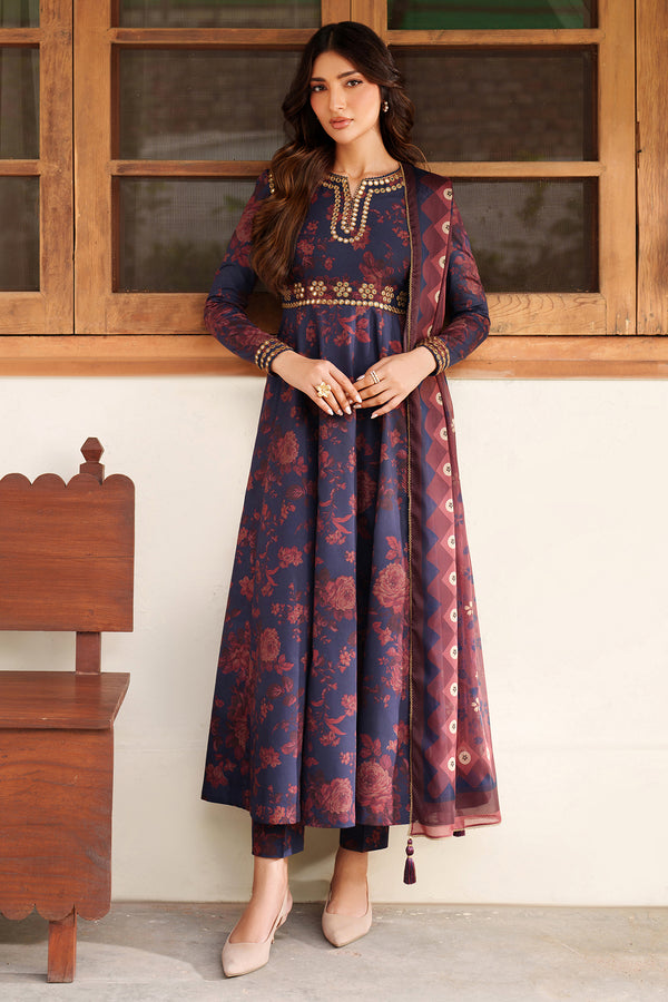 Jazmin | Winter 25 | RTW-1226 C - Pakistani Designer Dress - by Jazmin - Type : Ladies Clothes - 100% Original at Saira Sultan