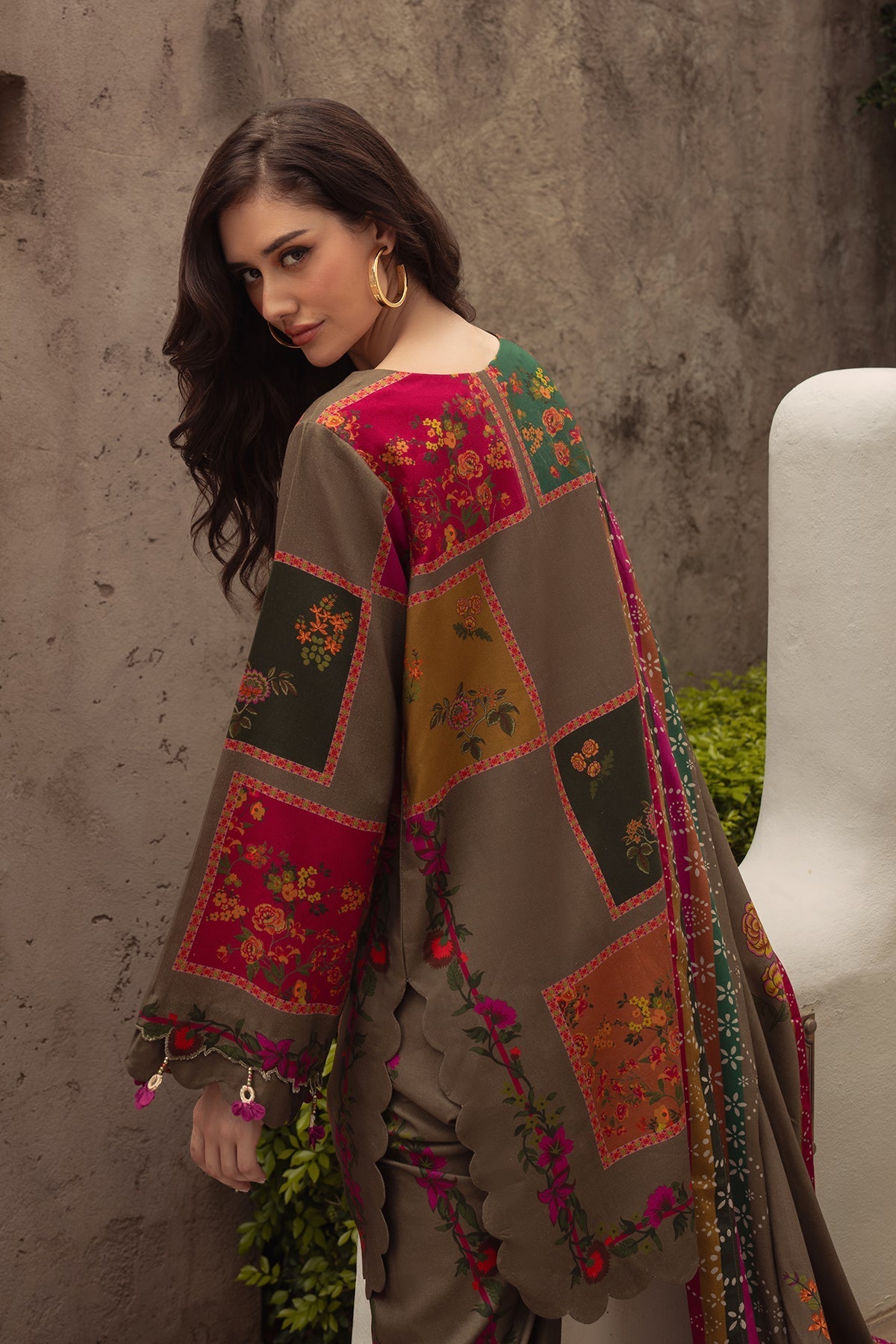 Charizma | C Prints Winter 25 |  3-PC Unstitched Printed Linen Collection CPW5-03 - Pakistani Designer Dress - by Charizma - Type : Ladies Clothes - 100% Original at Saira Sultan