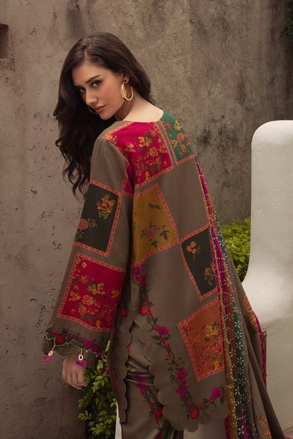 Charizma | C Prints Winter 25 |  3-PC Unstitched Printed Linen Collection CPW5-03 - Pakistani Designer Dress - by Charizma - Type : Ladies Clothes - 100% Original at Saira Sultan