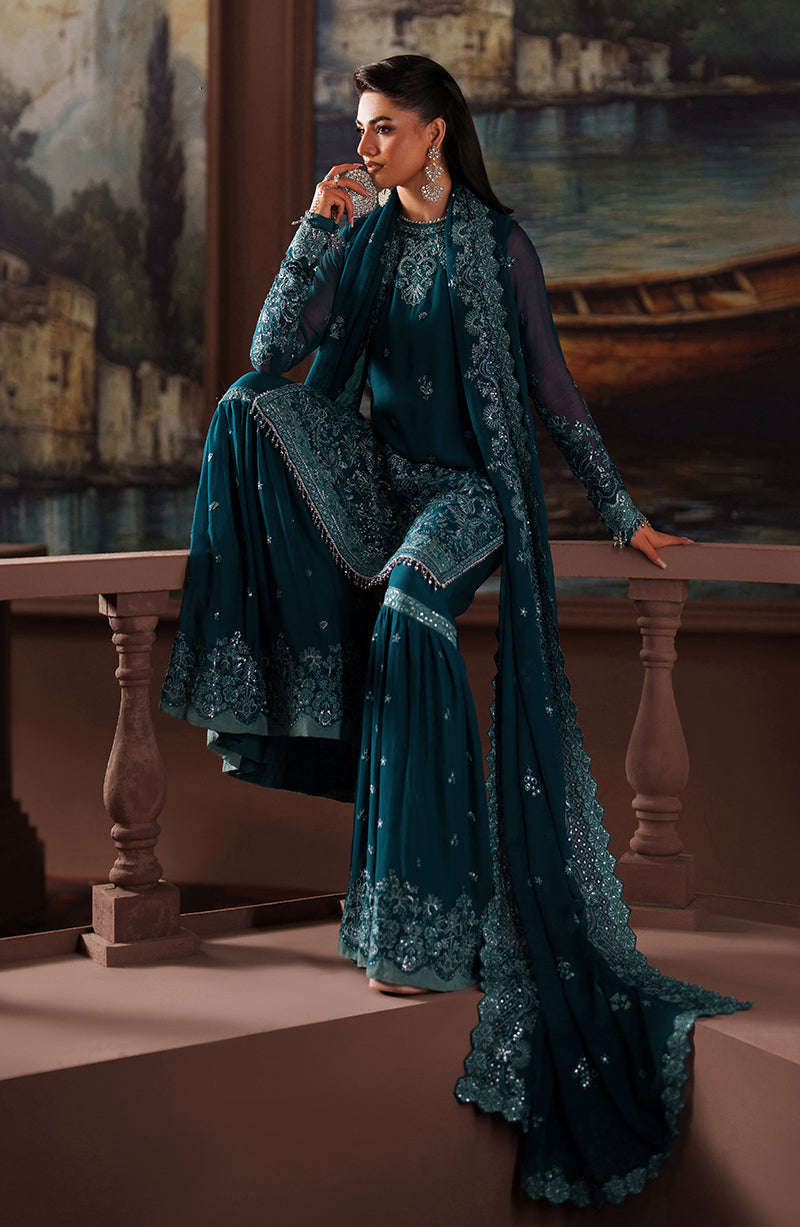 Zarif | Premium Chiffon | ZRF-PRC-03 KATE - Pakistani Designer Dress - by Zarif - Type : Ladies Clothes - 100% Original at Saira Sultan