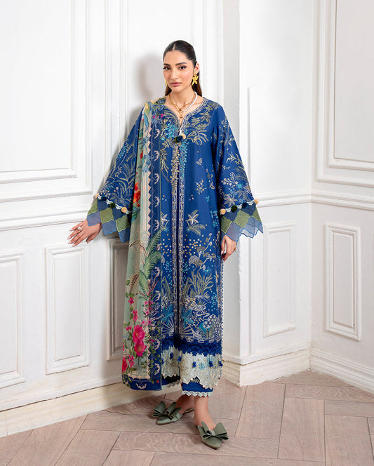 Roheenaz | Aezel Embroidered Cambric | Insha - Pakistani Designer Dress - by Roheenaz - Type : Ladies Clothes - 100% Original at Saira Sultan