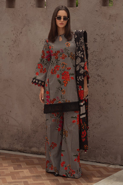 Charizma | C Prints Winter 25 | 3-PC Unstitched Printed Linen Collection CPW5-04 - Pakistani Designer Dress - by Charizma - Type : Ladies Clothes - 100% Original at Saira Sultan