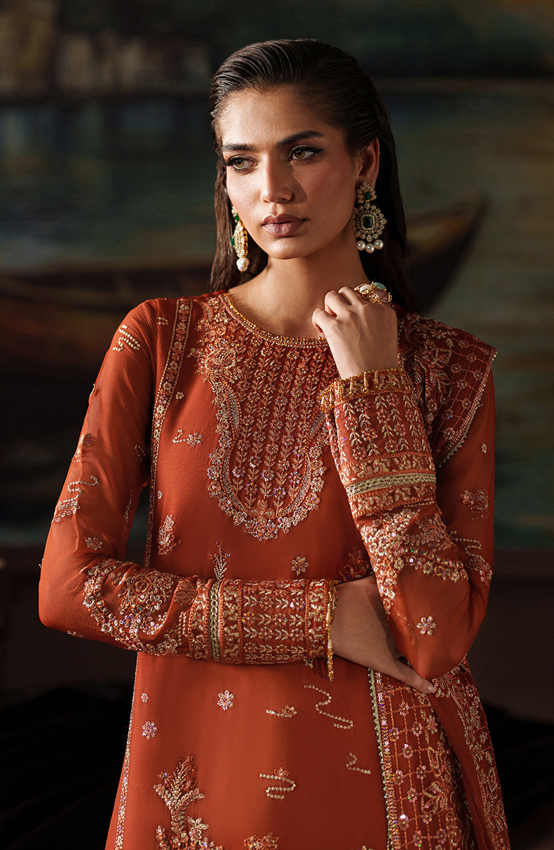 Zarif | Premium Chiffon | ZRF-PRC-07 ELEONORE - Pakistani Designer Dress - by Zarif - Type : Ladies Clothes - 100% Original at Saira Sultan