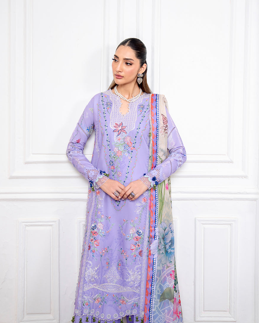 Roheenaz | Aezel Embroidered Cambric | Nivra - Pakistani Designer Dress - by Roheenaz - Type : Ladies Clothes - 100% Original at Saira Sultan