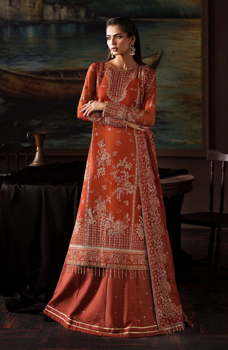 Zarif | Premium Chiffon | ZRF-PRC-07 ELEONORE - Pakistani Designer Dress - by Zarif - Type : Ladies Clothes - 100% Original at Saira Sultan