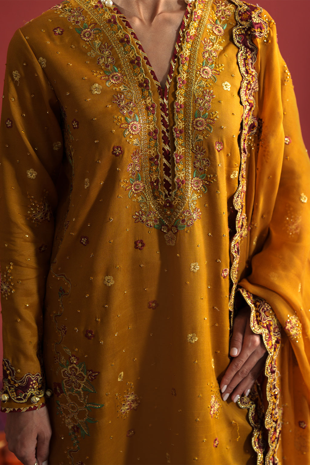 Neeshay | New Shagun | ZARPOSH by Neeshay - Designer Dress  - Type : Ladies Clothes - Available at Saira Sultan - 100% Original 