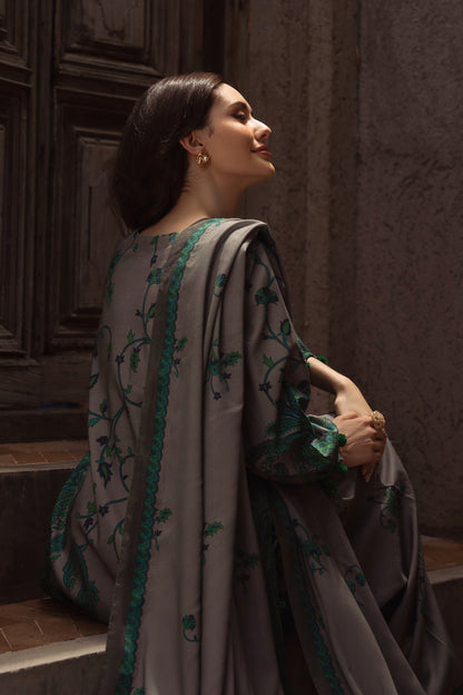 Charizma | C Prints Winter 25 |  3-PC Unstitched Printed Linen Collection CPW5-07 - Pakistani Designer Dress - by Charizma - Type : Ladies Clothes - 100% Original at Saira Sultan