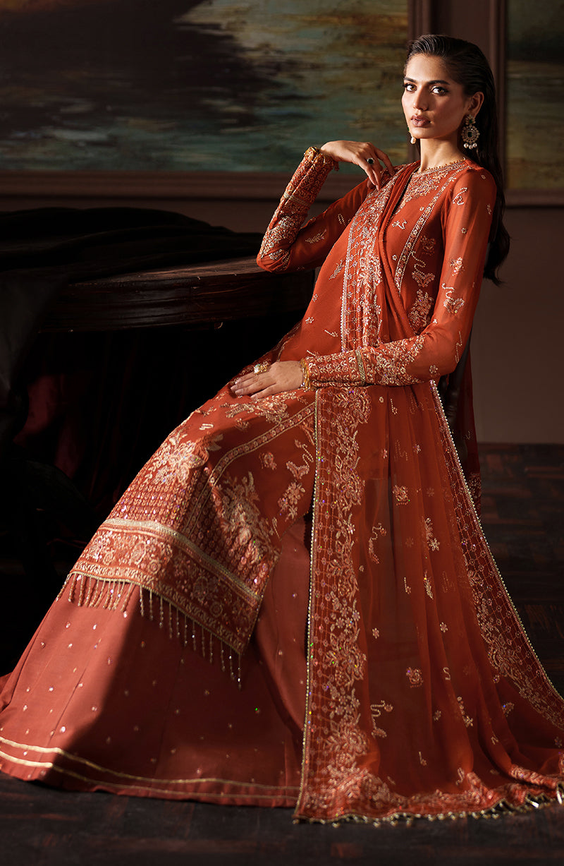 Zarif | Premium Chiffon | ZRF-PRC-07 ELEONORE - Pakistani Designer Dress - by Zarif - Type : Ladies Clothes - 100% Original at Saira Sultan