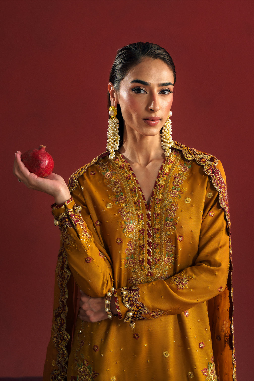 Neeshay | New Shagun | ZARPOSH by Neeshay - Designer Dress  - Type : Ladies Clothes - Available at Saira Sultan - 100% Original 