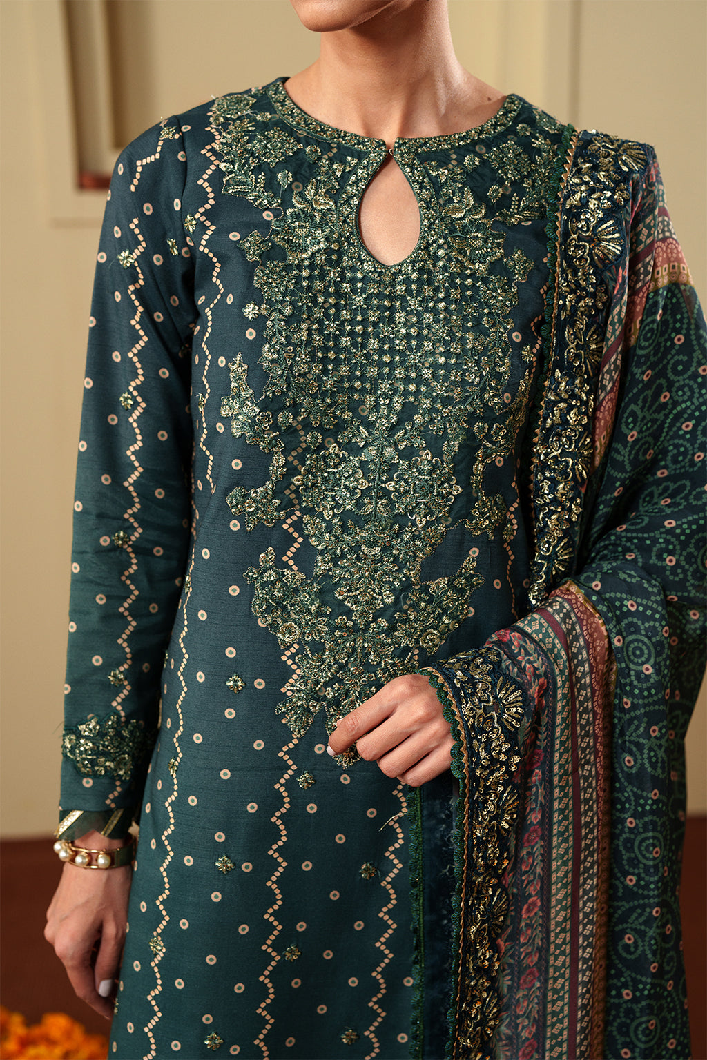 Neeshay | New Shagun | SAROSH by Neeshay - Designer Dress  - Type : Ladies Clothes - Available at Saira Sultan - 100% Original 