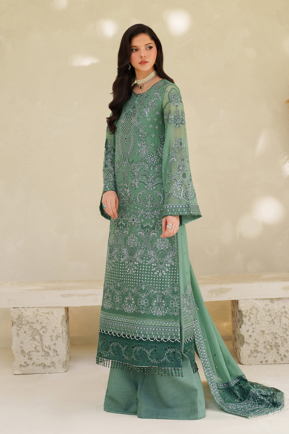 Zarif | Meesa Luxury Formals | Jiroon by Zarif - Designer Dress - Type : Ladies Clothes - Available at Saira Sultan - 100% Original 