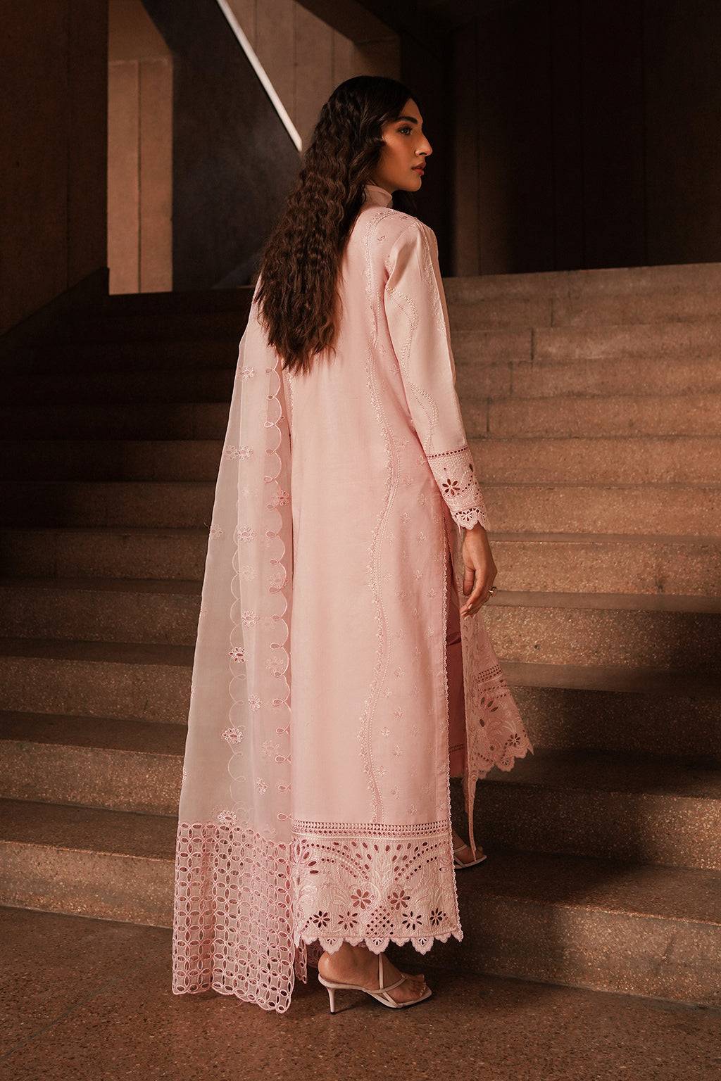 Afrozeh | Chikankari Lawn 24 | Rosella - Pakistani Designer Dress - by Afrozeh | Type: Luxury - 100% Original at Saira Sultan