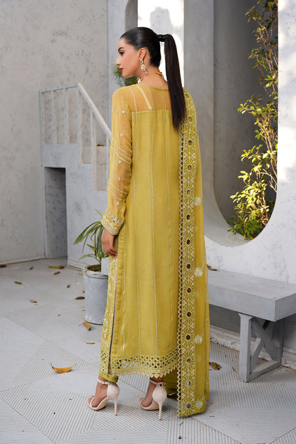Maryams | Afsanah Luxury Chiffon | Amani S Olive Chiffon