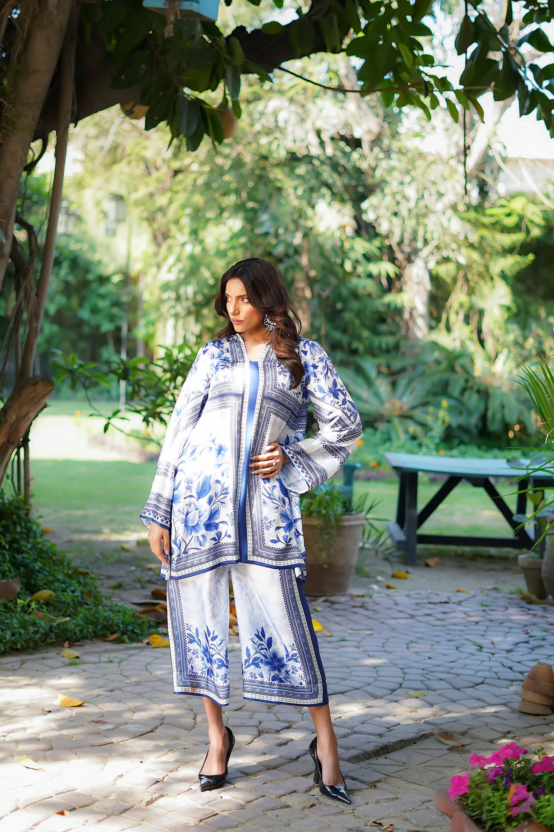 Erum Khan | Nue Pret | Ocean Harmony - Pakistani Designer Dress - by Erum Khan - Type : Ladies Clothes - 100% Original at Saira Sultan