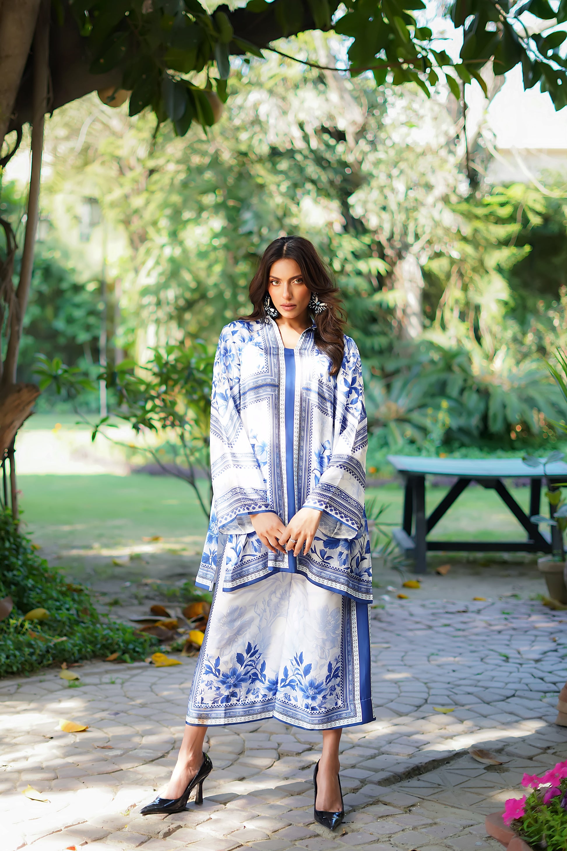 Erum Khan | Nue Pret | Ocean Harmony - Pakistani Designer Dress - by Erum Khan - Type : Ladies Clothes - 100% Original at Saira Sultan