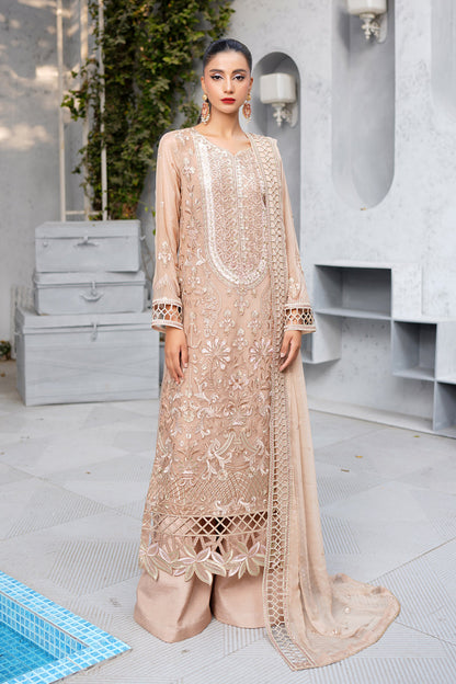 Maryams | Afsanah Luxury Chiffon | Zahra XS Coffee Chiffon