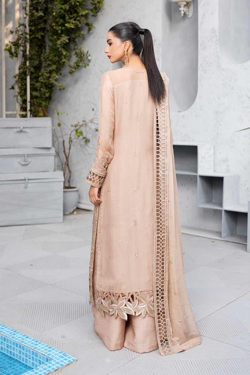 Maryams | Afsanah Luxury Chiffon | Zahra S Coffee Chiffon
