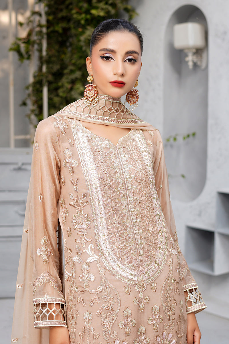 Maryams | Afsanah Luxury Chiffon | Zahra M Coffee Chiffon