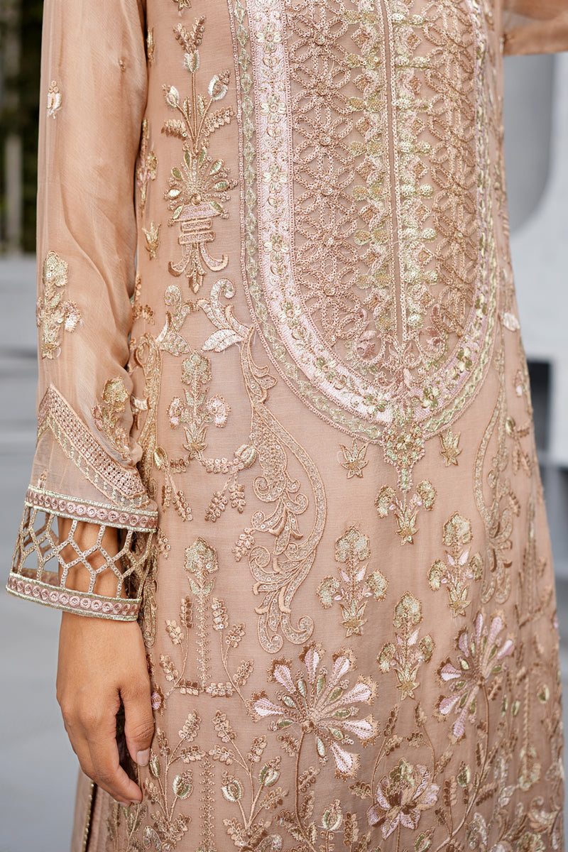 Maryams | Afsanah Luxury Chiffon | Zahra XL Coffee Chiffon